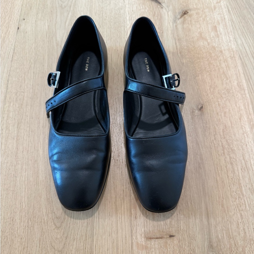 The Row mary jane flats